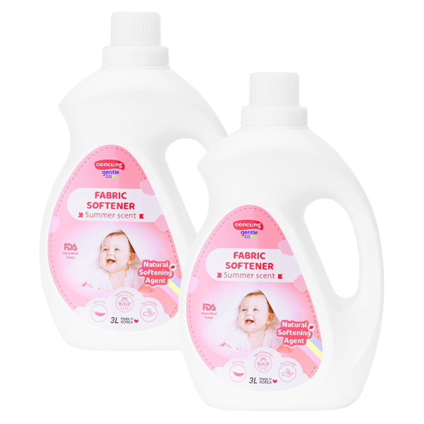 Combo 2 Nước xả vải Hàn Quốc ConCung Gentle Care hương ngọt ấm, chai 3L (giao bao bì ngẫu nhiên)
