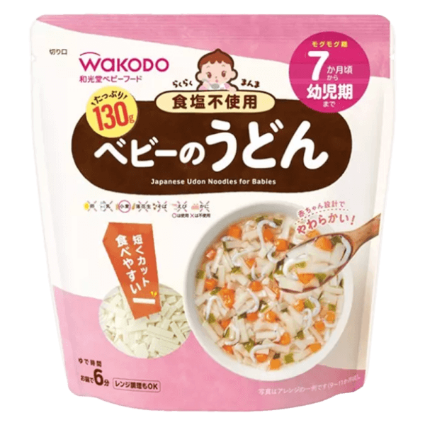 Mì udon không muối Easy Manma Wakodo cho bé