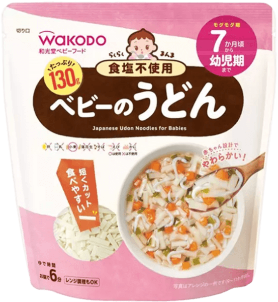 Mì udon không muối Easy Manma Wakodo cho bé