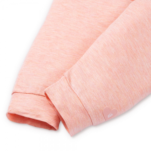 Bộ tính năng dài, vải sợi sồi BST Công chúa Animo BMC123086 (0-24M,Hồng dâu)