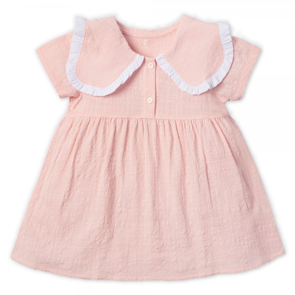 Đầm vải bé gái Animo TX822003 (18-24M,Hồng )