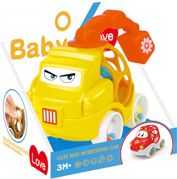 Đồ chơi xe cần cẩu kèm xúc xắc CY544327 C308 (Vàng)