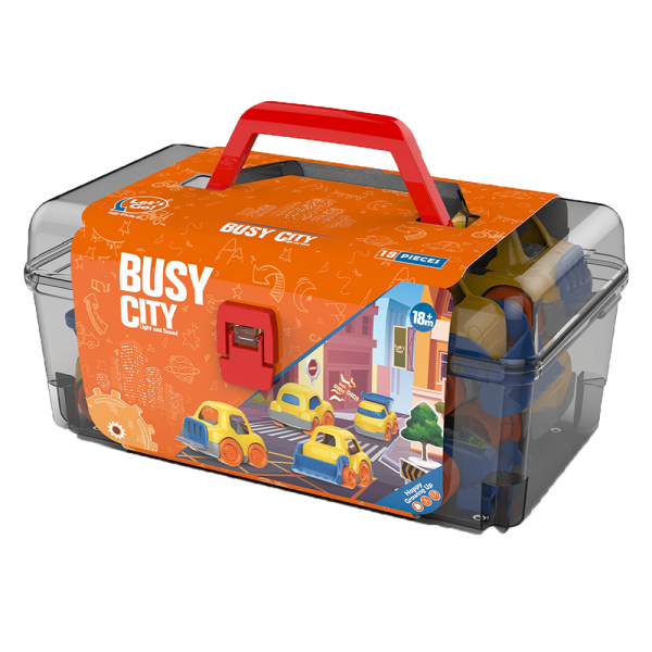 Hộp thành phố xe mini có âm thanh kèm phụ kiện CY555039 C308