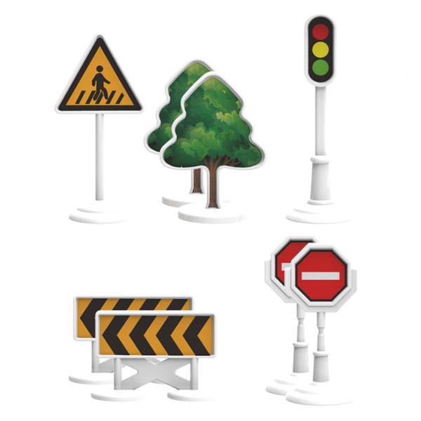 Hộp thành phố xe mini có âm thanh kèm phụ kiện CY555039 C308