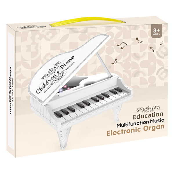 Đàn piano mini điện tử có đèn CY570102 (Trắng)