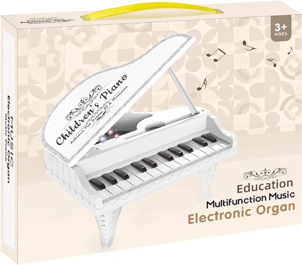 Đàn piano mini điện tử có đèn CY570102 (Trắng)