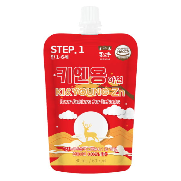 Nước nhung hươu Kẽm Ki & Young 12M+