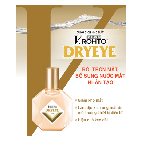 Dung dịch nhỏ mắt V.Rohto Dryeye 13ml