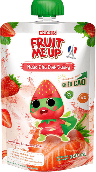 Fruit Me Up Nước Dâu Dinh Dưỡng 150ml/Fruit Me Up Nutrious Strawberry drink 150ml