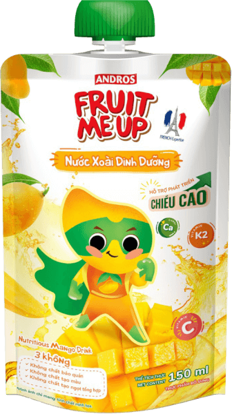 Fruit Me Up Nước Xoài Dinh Dưỡng 150ml/Fruit Me Up Nutrious Mango drink 150ml