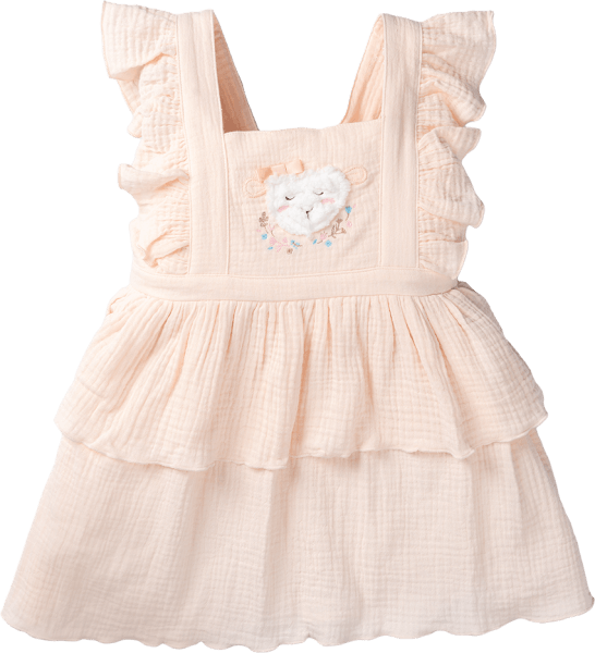 Đầm bé gái Animo CL723007 (6M-6Y,Hồng Cam)