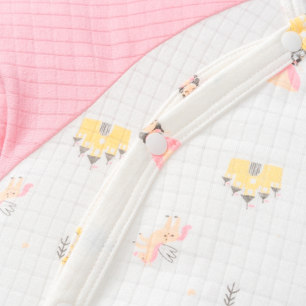 Bodysuit tính năng đùi Chống muỗi,  HT Lọ Lem Animo VĐ523018 (3-12M,Hồng)