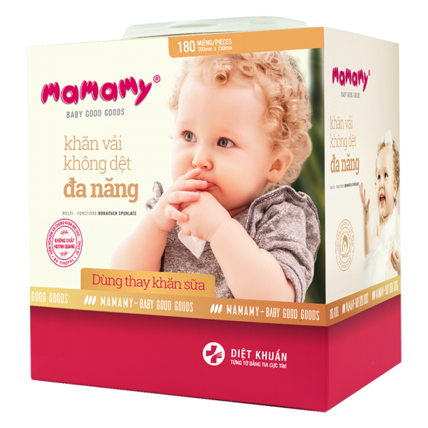 Combo 3 Khăn khô Mamamy 180 tờ