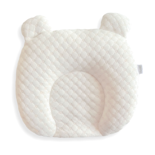 Gối nằm sơ sinh hỗ trợ đầu Animo B2202_DQ003 (PUB117C,Kem, Giao hoạ tiết ngẫu nhiên)