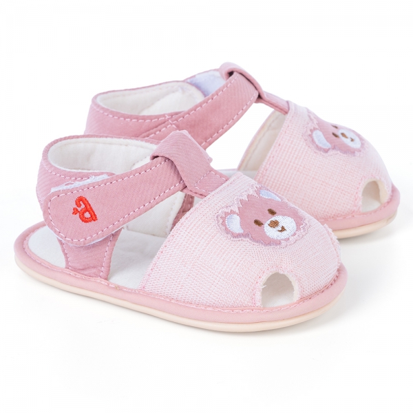 Giày tập đi Animo A2204_MN004 (13-16,Hồng)