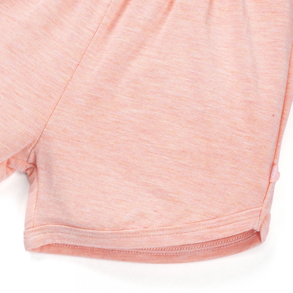 Bộ tính năng ngắn, vải sợi sồi BST Công chúa Animo BMC123080 (0-24M,Hồng dâu)