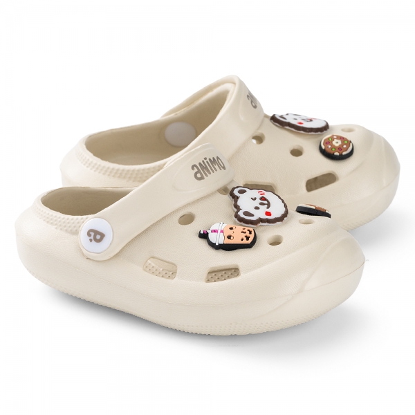 Dép sục Animo A2312_JK005 (17-21,Màu be)