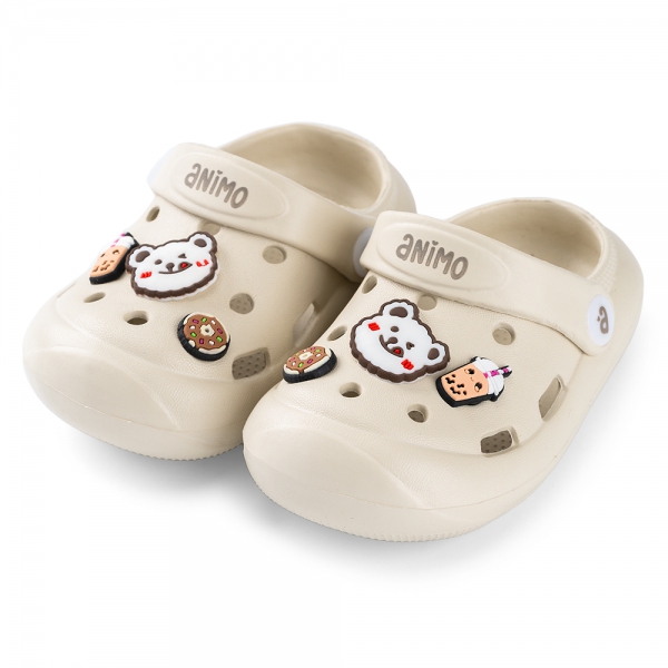 Dép sục Animo A2312_JK005 (17-21,Màu be)