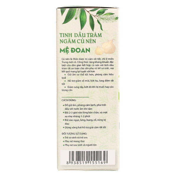 Tinh dầu tràm củ nén Mệ Đoan - 50ml