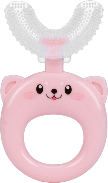 Bàn chải chữ U silicone Animo (Hồng, GH-TRMKU01)