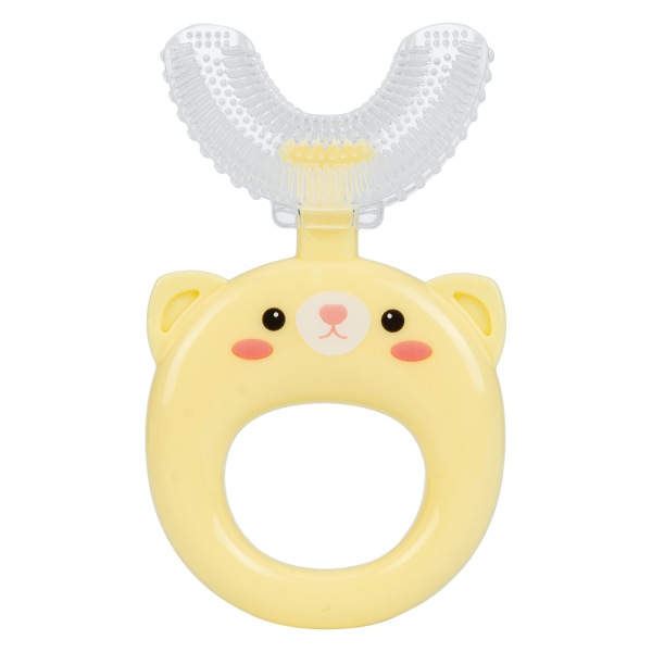 Bàn chải chữ U silicone Animo (Vàng, GH-TRMKU01)