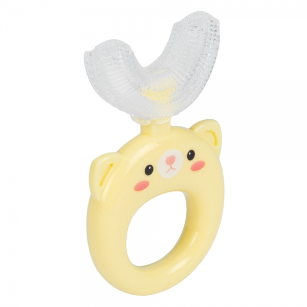 Bàn chải chữ U silicone Animo (Vàng, GH-TRMKU01)