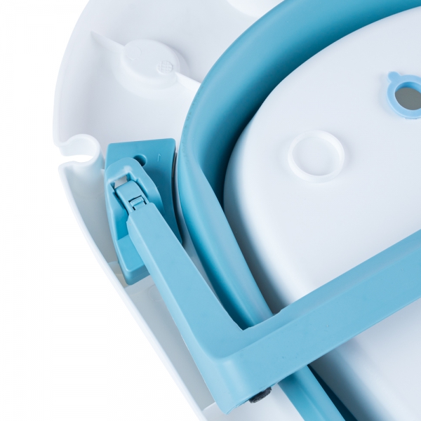 Thau tắm gấp gọn cảm biến nhiệt cá voi Animo (xanh dương)