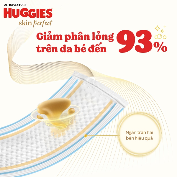Tã dán lọt lòng Huggies Skin Perfect (Newborn, dưới 5kg, 70 miếng) (giao bao bì ngẫu nhiên)