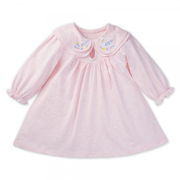 Đầm bé gái Thiên Nga Animo VD1223054 (6M-6Y,Hồng nhạt)