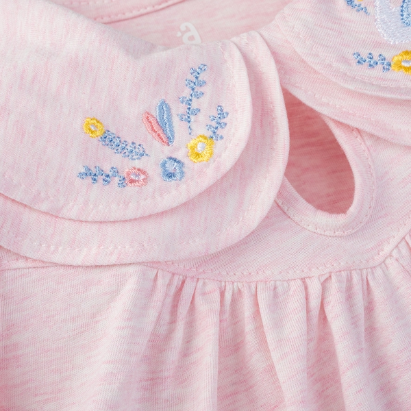 Đầm bé gái Thiên Nga Animo VD1223054 (6M-6Y,Hồng nhạt)