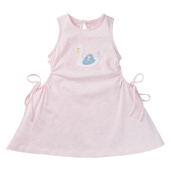 Đầm bé gái Thiên Nga Animo VD1223053 (6M-6Y,Hồng nhạt)