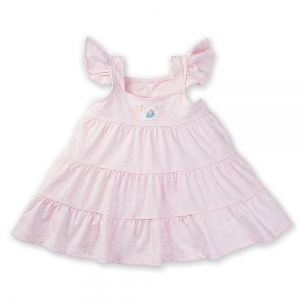 Đầm bé gái Thiên Nga Animo VD1223052 (6M-6Y,Hồng)