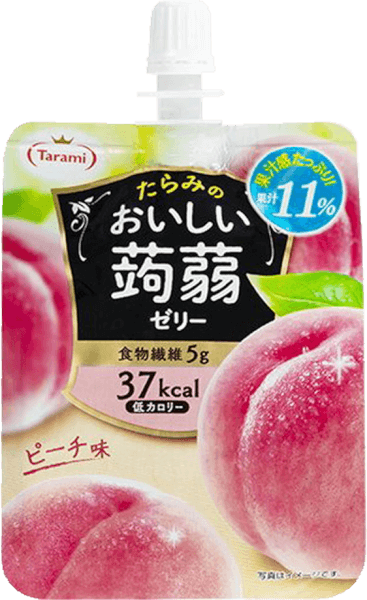 Thạch túi Tarami vị đào trắng