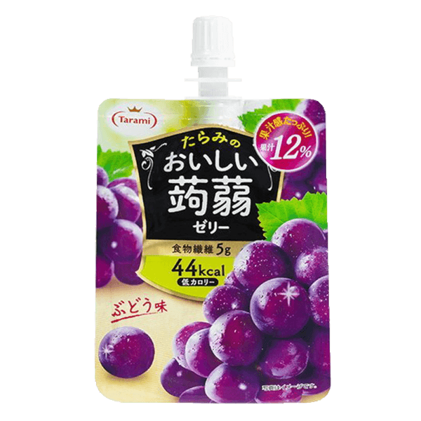 Thạch túi Tarami vị nho đen