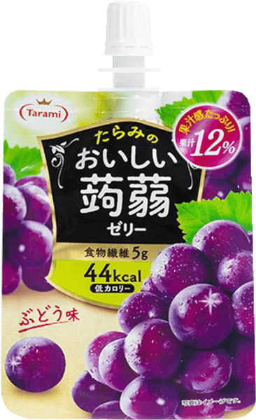 Thạch túi Tarami vị nho đen