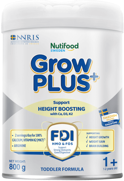 Sản phẩm dinh dưỡng công thức GrowPLUS+ 1+ (Bạc), 800g (1-2 tuổi)
