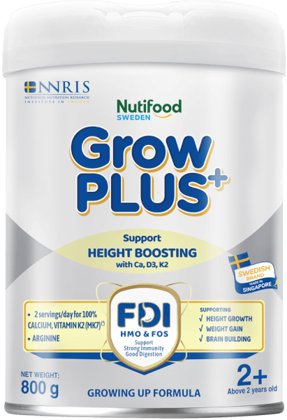Sản phẩm dinh dưỡng công thức GrowPLUS+ 2+ (Bạc), 800g (trên 2 tuổi)