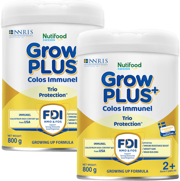 Combo 2 Sản phẩm dinh dưỡng công thức GrowPLUS+ Colos Immunel 2+, 800g ( trên 2 tuổi)