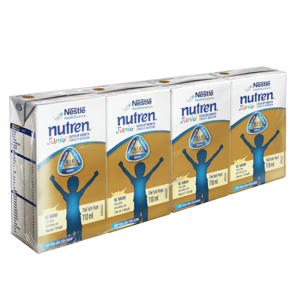 Thực phẩm dinh dưỡng y học Nutren Junior 110ml (1 -10 tuổi) (Lốc 4 hộp)