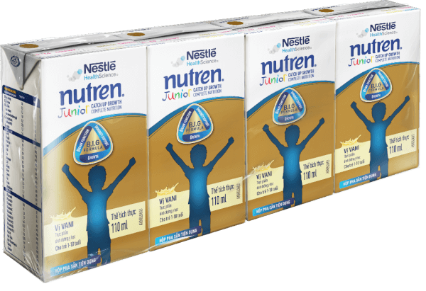 Thực phẩm dinh dưỡng y học Nutren Junior 110ml (1 -10 tuổi) (Lốc 4 hộp)