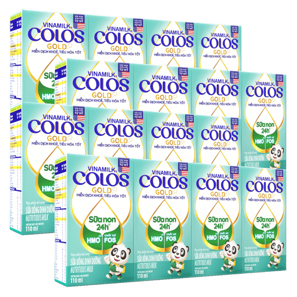 Combo 4 Sữa non Vinamilk ColosGold 110ml (từ 1 tuổi) lốc 4 hộp