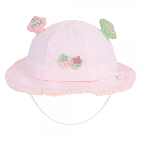 Nón em bé gái vành tròn Animo A2312_MN001 (44cm,Hồng)