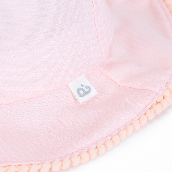 Nón em bé gái vành tròn Animo A2312_MN001 (44cm,Hồng)