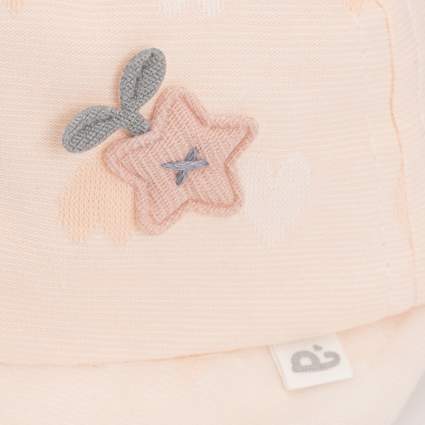 Nón lưỡi trai khăn voan bé gái Animo A2312_MN010 (44cm,Hồng)