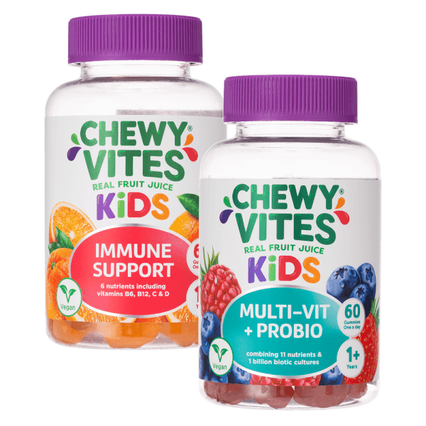 Combo 1 Gummies CHEWY VITES hỗ trợ tăng sức đề kháng và 1 Gummies CHEWY VITES bổ sung Multi-Vit và Probio