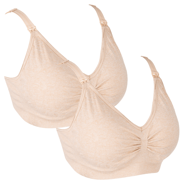 Combo 2 Áo lót bầu & cho con bú Animo MN1223001 (XL, Be)