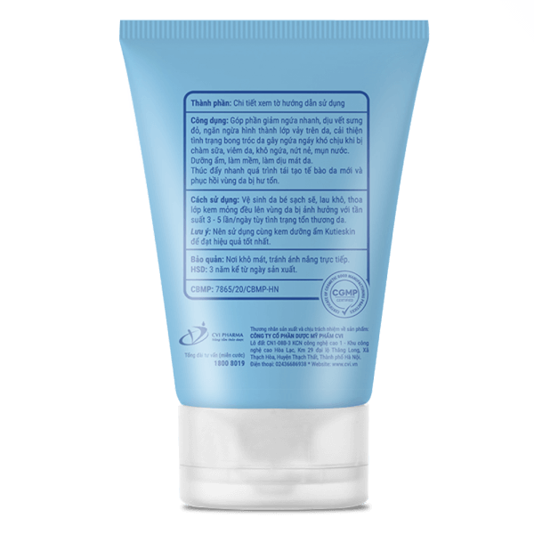 Kem Chàm sữa cho da bé Kutieskin 30g + Tinh dầu bạch đàn chanh Kutieskin 5ml