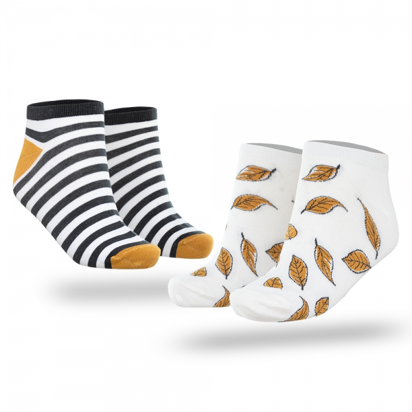 Combo 2 Set 2 đôi vớ cho mẹ cổ trung sợi tre Animo XVV223047 (NB,Nhiều màu)