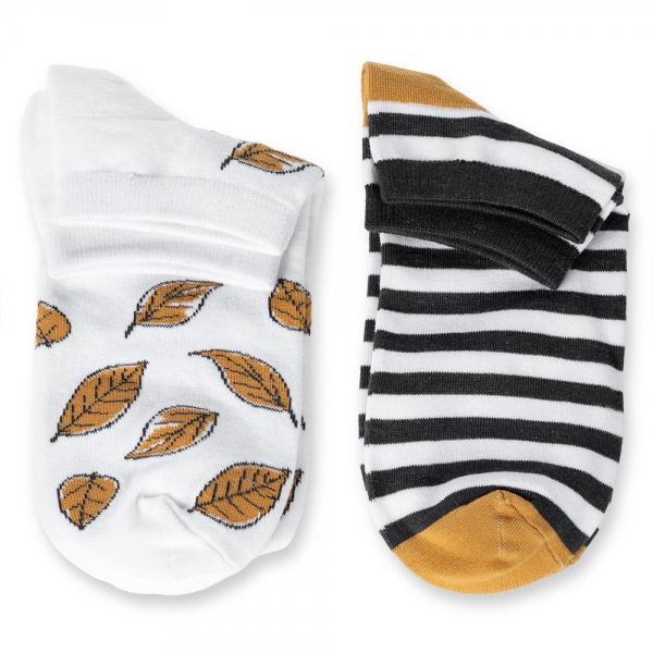 Combo 2 Set 2 đôi vớ cho mẹ cổ trung sợi tre Animo XVV223047 (NB,Nhiều màu)