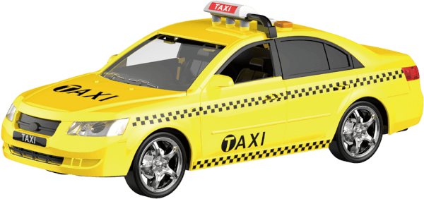 Xe taxi chạy trớn có âm thanh và đèn RFD201514 C401 (Vàng)